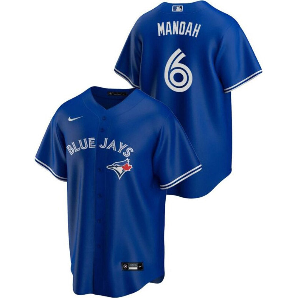 Men's Toronto Blue Jays Alek Manoah Cool Base Replica Alternate Jersey - Royal
