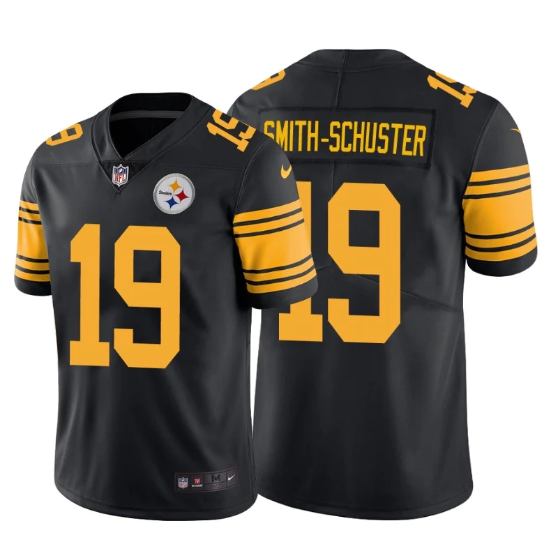 Men's Pittsburgh Steelers JuJu Smith-Schuster Limited Rush Vapor Untouchable Football Jersey Black
